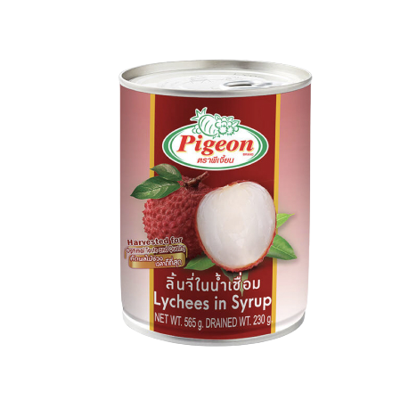 pigeon lychees in syrup